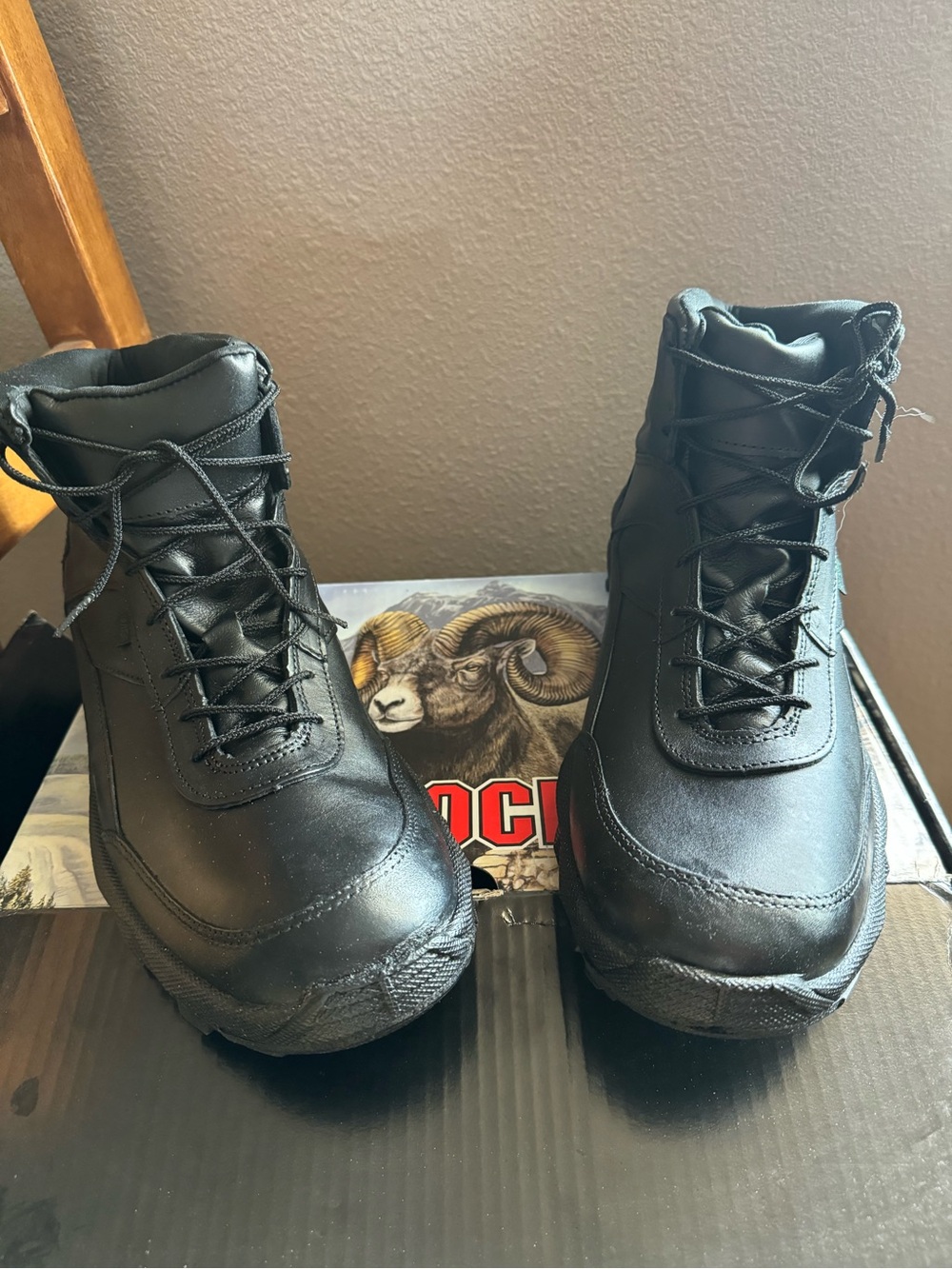 Rocky Black Tactical Lace-Up Boots RKD0043NIB